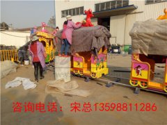 [實(shí)時(shí)新聞]龍之盈游樂河北保定客戶軌道小火車試